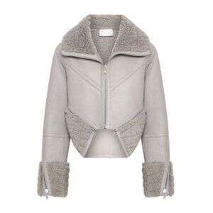 Dion Lee Reversible Cropped Leather jacket - NWT!